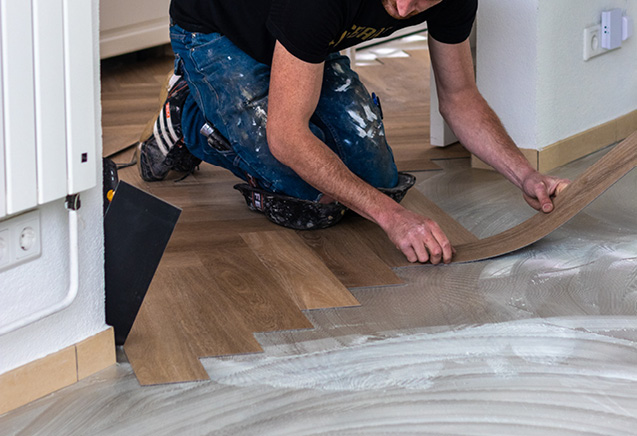 pvc leggen op houten ondervloer