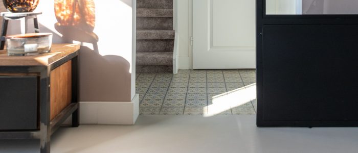 Beton Cire over tegels