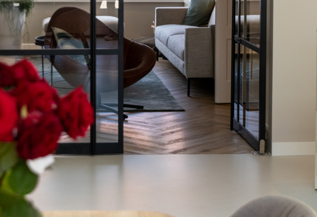 gietvloer houten vloer