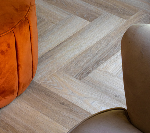 kurk ondervloer met pvc vloer