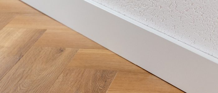 Plinten voor de PVC vloer