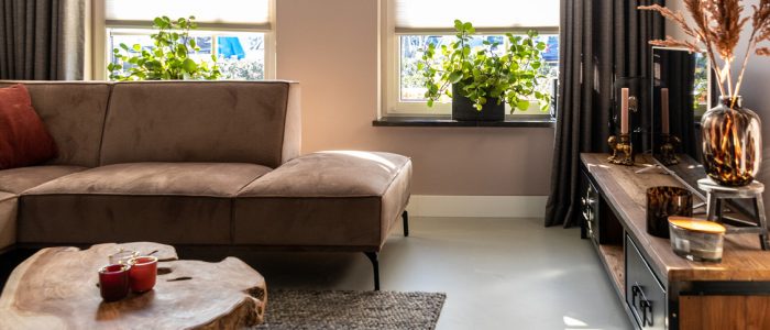 Gietvloer woonkamer