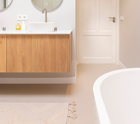 gietvloer badkamer kosten