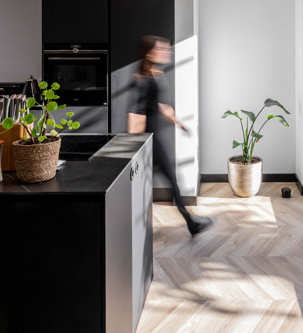 chevron hongaarse punt pvc