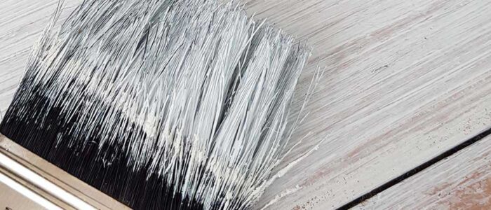 Houten vloer verven