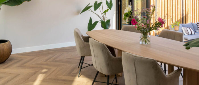 Spigato hongaarse punt PVC vloeren